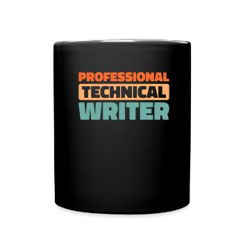 Technischer Redakteur - Tasse einfarbig - Schwarz - Vorne