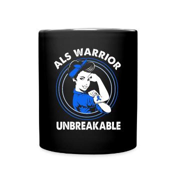 ALS Nervenkrankheit - Tasse einfarbig - Schwarz - Vorne