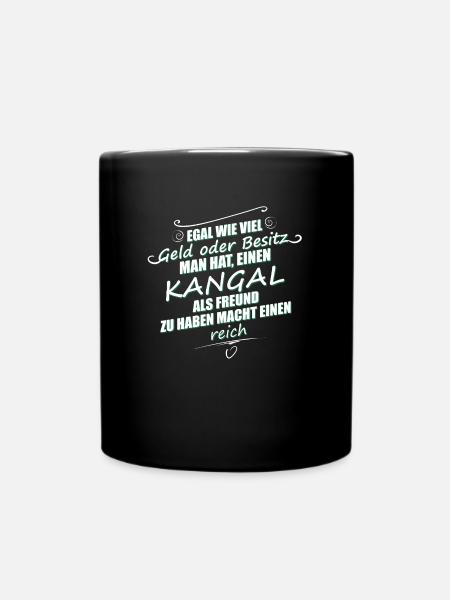 KANGAL - macht einen reich - Tasse einfarbig - Schwarz