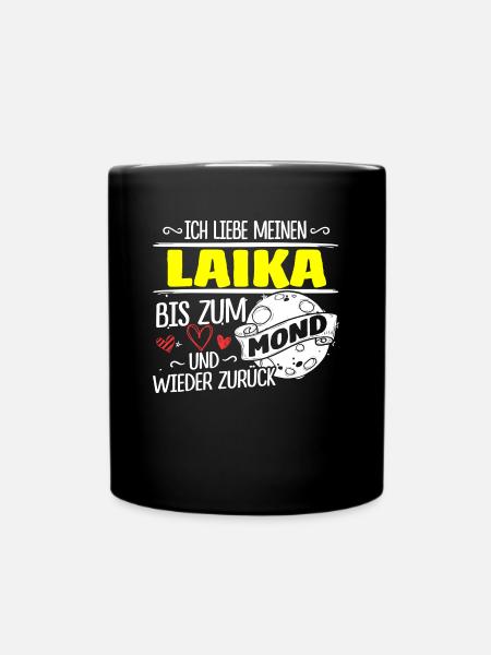 LAIKA - Mond - Tasse einfarbig - Schwarz