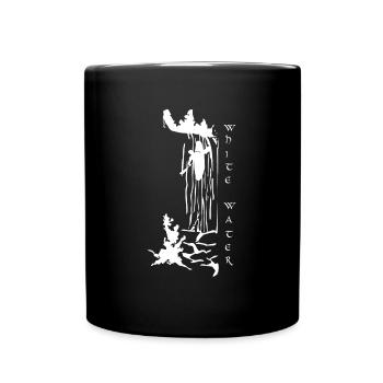 Whitewater Kayak - Waterfall Gift Whitewater - Full Colour Mug - black - Front