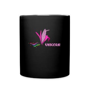 Uni Corn - Cadeau Licorne Licorne Licorne - Mug uni - noir - Devant