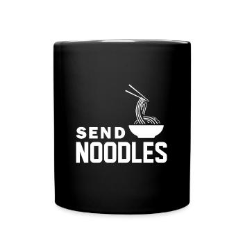 Envoyer des nouilles Ramen - Mug uni - noir - Devant