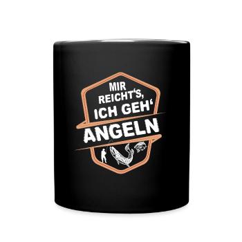 Cadeau de chemise de pêcheur de pêche - Mug uni - noir - Devant