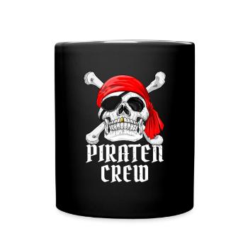 Costume de l’équipage de pirates carnaval carnaval - Mug uni - noir - Devant