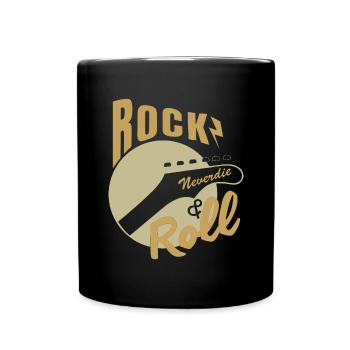 Rock and roll - Full Colour Mug - black - Front