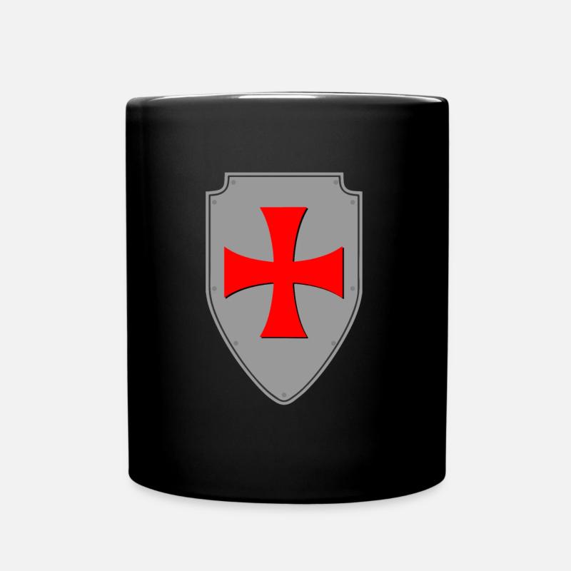 Communauté des boucliers templiers - Mug uni - noir