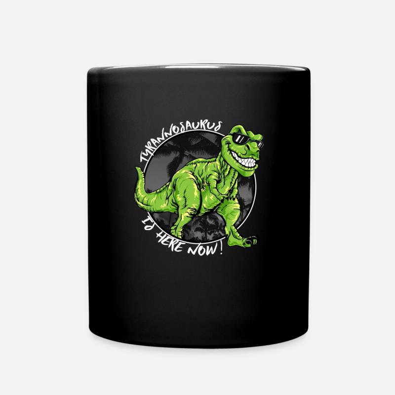 T-Rex Tyrannosaurus Kostüm Dino Junge Geschenk - Tasse einfarbig - Schwarz