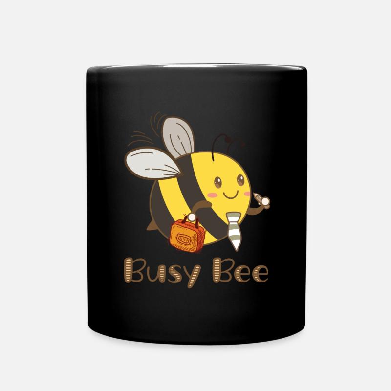 Abeille abeille - Mug uni - noir