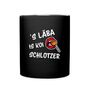 koi Schlotzer funny Swabian saying - Full Colour Mug - black - Front