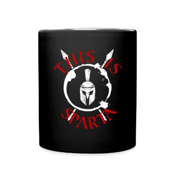 Spartans - This is Sparta - Full Colour Mug - black - Front