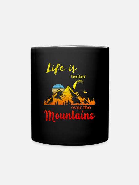 Parapente parapente - Mug uni - noir