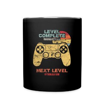 Level Complete Enrollment Gymnasium 5th grade Gam - Full Colour Mug - black - Front