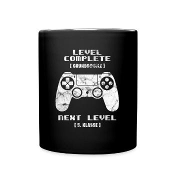 Level Complete Enrollment Gymnasium 5th grade Gam - Full Colour Mug - black - Front
