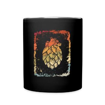 Craft Beer Beer Drinker Hobby Brewer Hops Gift - Full Colour Mug - black - Front
