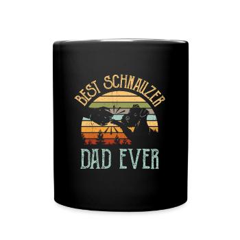MEILLEUR PAPA SCHNAUZER JAMAIS Giant Schanuzer - Mug uni - noir - Devant