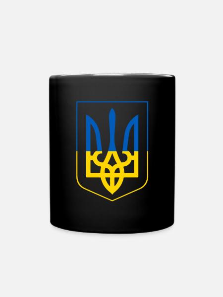 Drapeau de l’Ukraine - Mug uni - noir