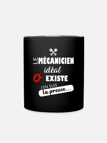 Le mécanicien idéal existe j'en suis la preuve - Mug uni - noir