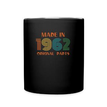Made in 1962 All Original Parts - Tasse einfarbig - Schwarz - Vorne