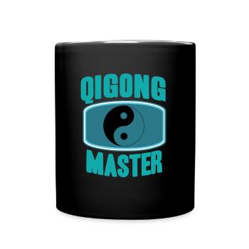 Maître de Qigong - Mug uni - noir - Devant