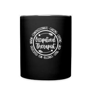 Ergothérapeute Ergothérapie - Mug uni - noir - Devant
