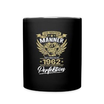 die besten Mechaniker wurden 1962 geboren - Tasse einfarbig - Schwarz - Vorne