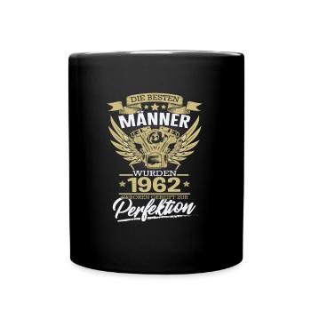 die besten Mechaniker wurden 1962 geboren - Tasse einfarbig - Schwarz - Vorne
