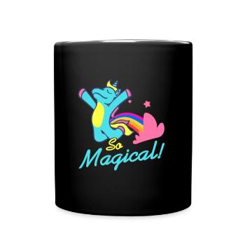 Si magique l unicorn pet pet rainbow pet - Mug uni - noir - Devant