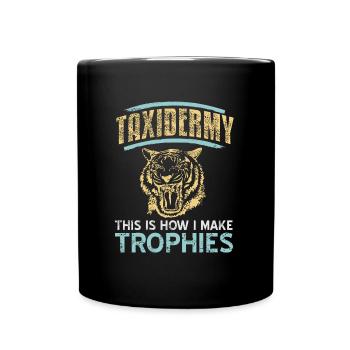 Taxidermy How to make trophies - Full Colour Mug - black - Front