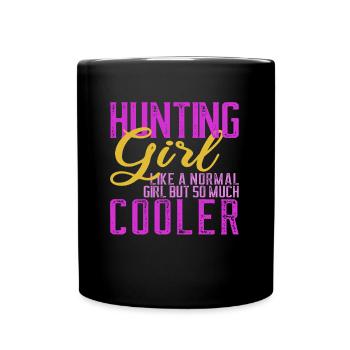 Chasse Chasseur Chasseur Femmes Cadeau - Mug uni - noir - Devant
