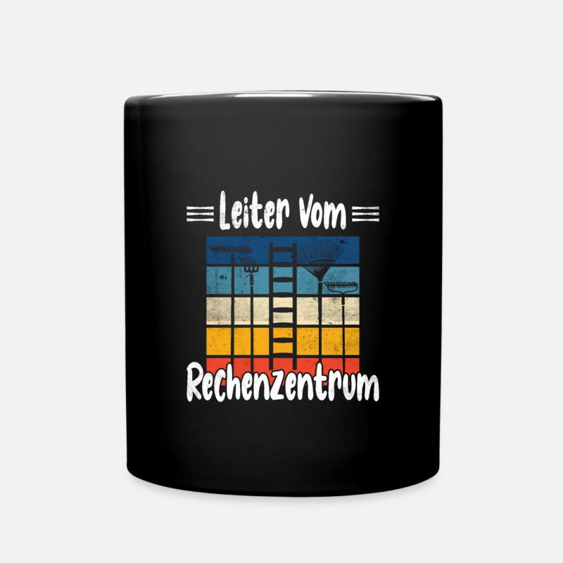 Leiter vom Rechenzentrum - Tasse einfarbig - Schwarz