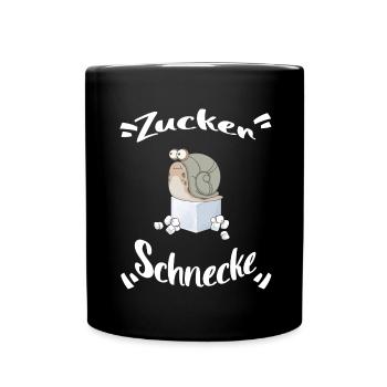 zuckerschnecke candy girl - Tasse einfarbig - Schwarz - Vorne