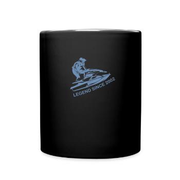 Legendary Jet Ski Driver Birthday Vintage - Full Colour Mug - black - Front