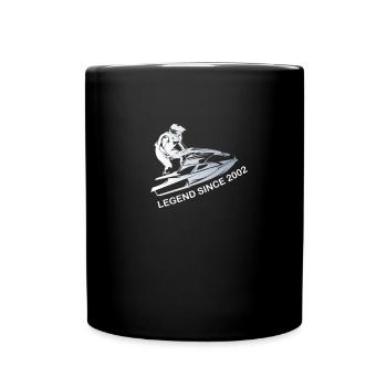 Legendary Jet Ski Driver Birthday Vintage - Full Colour Mug - black - Front