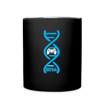 Gaming is my DNA gaming controller - Full Colour Mug - black - Front
