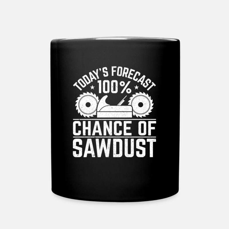 Die Heutige Prognose 100% Wahrscheinlichkeit Von - Tasse einfarbig - Schwarz