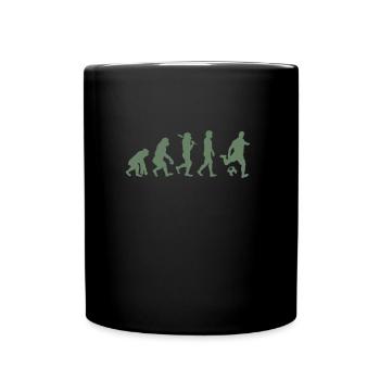 T-shirt de football Évolution du football - Mug uni - noir - Devant