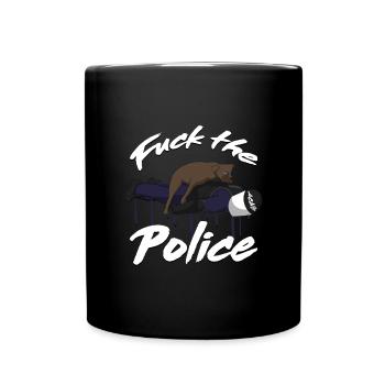 Fuck the Police Doggystyle - Full Colour Mug - black - Front