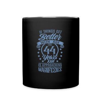 When things get better with age - Full Colour Mug - black - Front
