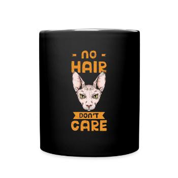 No hair is not interested in - Full Colour Mug - black - Front