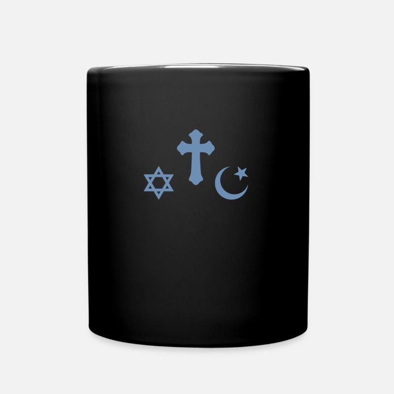 Religion Judaïsme Islam Christianisme - Mug uni - noir