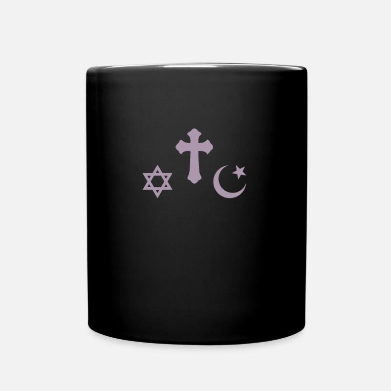 Religion Judaïsme Islam Christianisme - Mug uni - noir