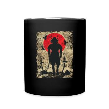 Swordsman Warrior Japanese Samurai - Full Colour Mug - black - Front