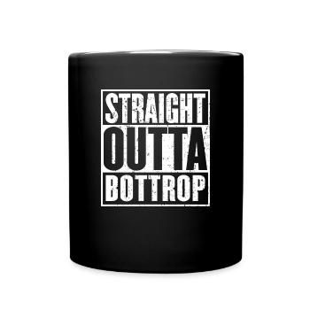 Straight Outta Bottrop Vintage - Full Colour Mug - black - Front