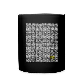 1973 - 50. Geburtstag, Jahrestag, Hochzeitstag - Tasse einfarbig - Schwarz - Vorne