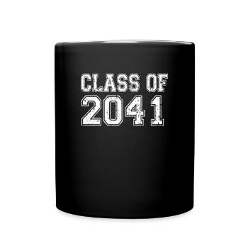 Class Of 2041 Graduation Vintage - Full Colour Mug - black - Front