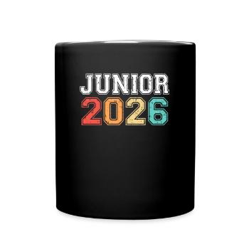 Junior 2026 Graduation Rétro Vintage - Mug uni - noir - Devant