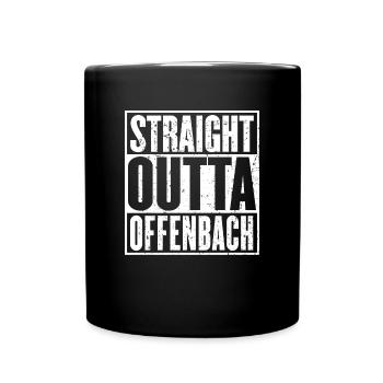 Straight Outta Offenbach Vintage - Mug uni - noir - Devant