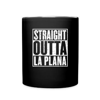 Straight Outta La Plana Vintage - Mug uni - noir - Devant