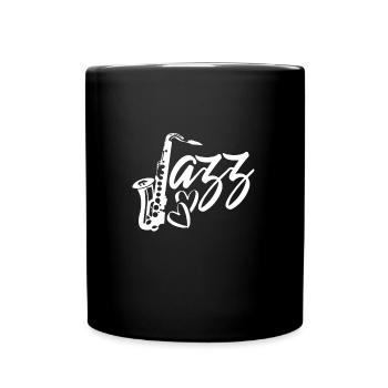 J’adore la musique jazz - Mug uni - noir - Devant